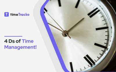 4 Ds of time management