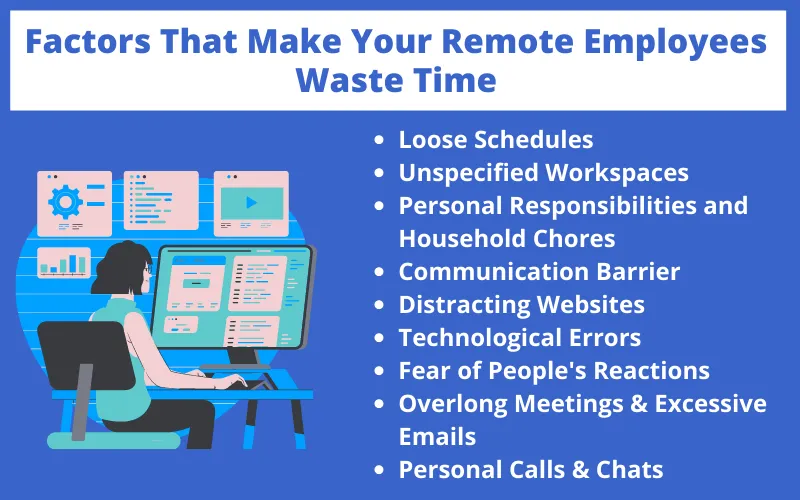 Factors That Make Your Remote Employees Waste Time