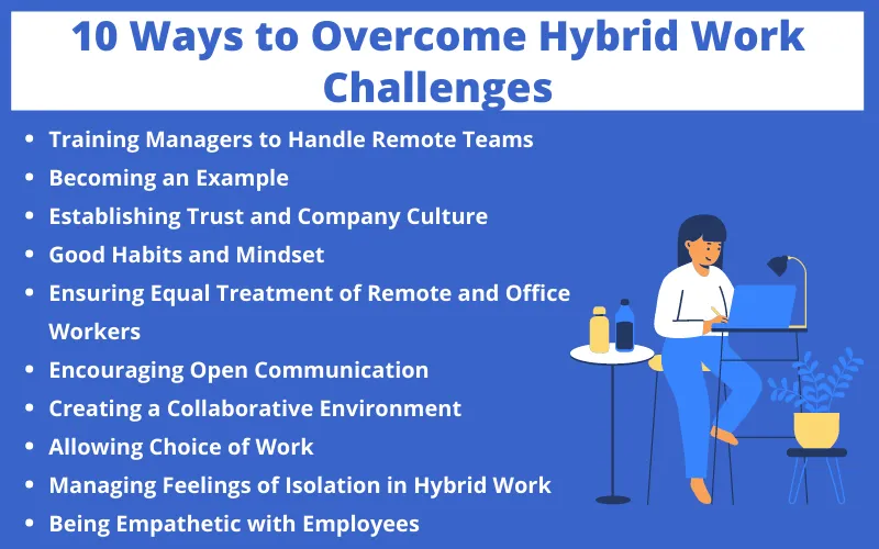 10 Ways to Overcome Hybrid Work Challenges