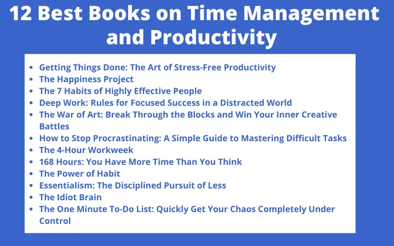 12 Best Books on Time Management and Productivity 
