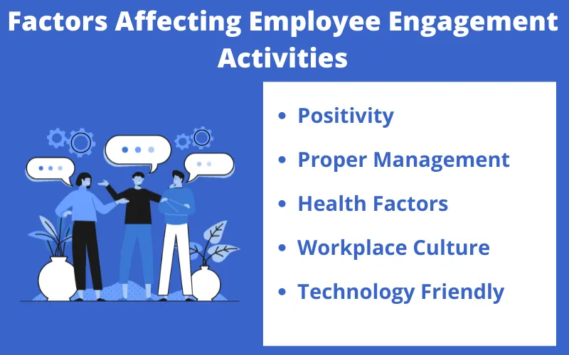 Factors Affecting Employee Engagement Activities