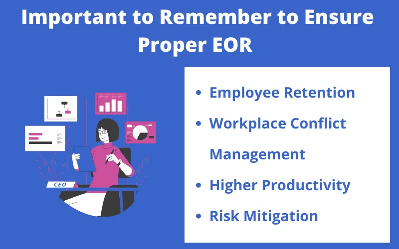 Important to Remember ensure proper employee organization relationships 