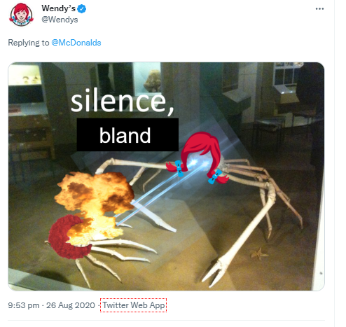 Wendy's silence brand meme