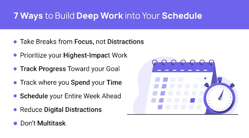 7 Best Ways to Build Deep Work into Your Schedule 